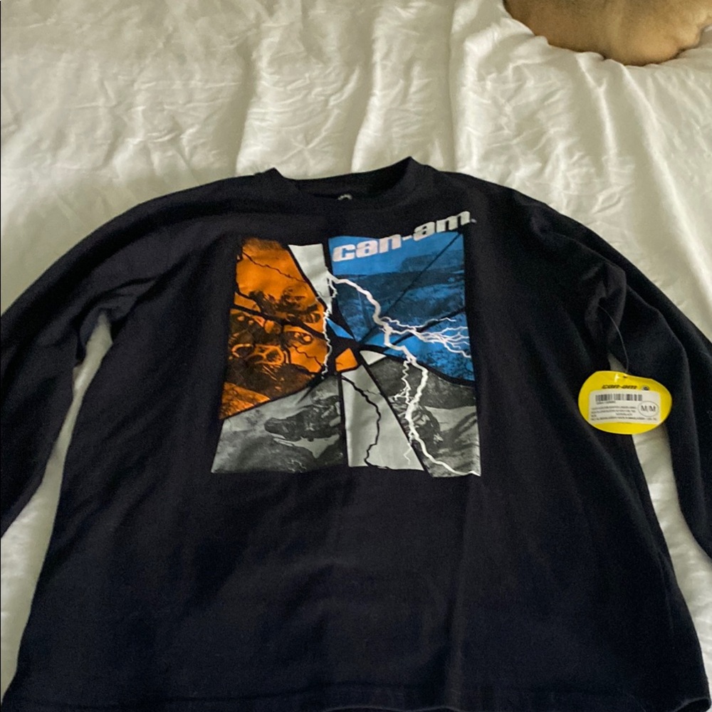 Men's Black Long Sleeve Tee